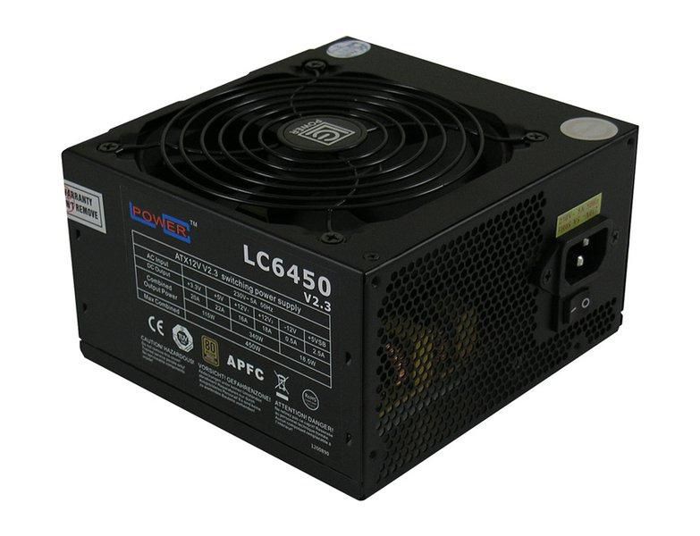 LC-POWER LC6450 V2.3 LC6450_V2.3 450W ATX BLACK POWER SUPPLY 