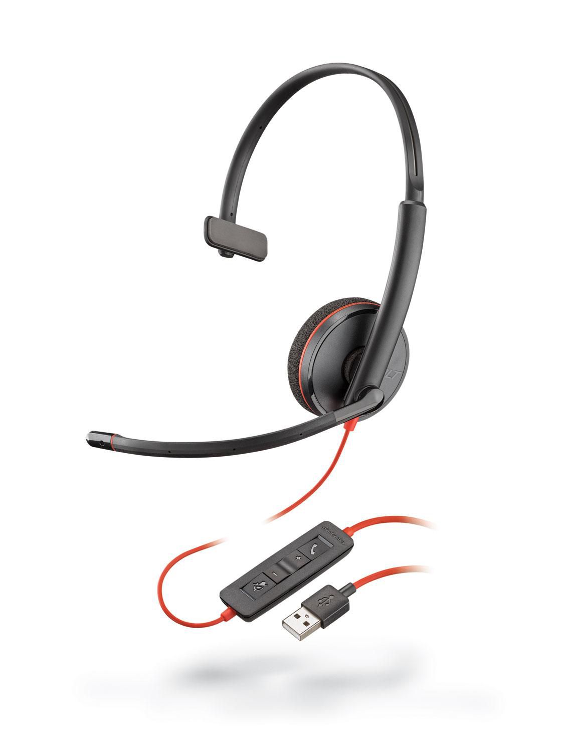 PLANTRONICS Headset Blackwire C3210 monaural USB