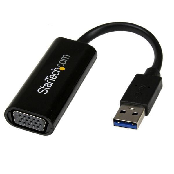 STARTECH.COM Slim USB 3.0 auf VGA Multi Monitor Adapter - Externer Video Adapter mit 1920x1200 / 108