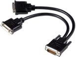 Monitor Adapter Cable - Lfh60 To Dual DVI - 1ft Rohs