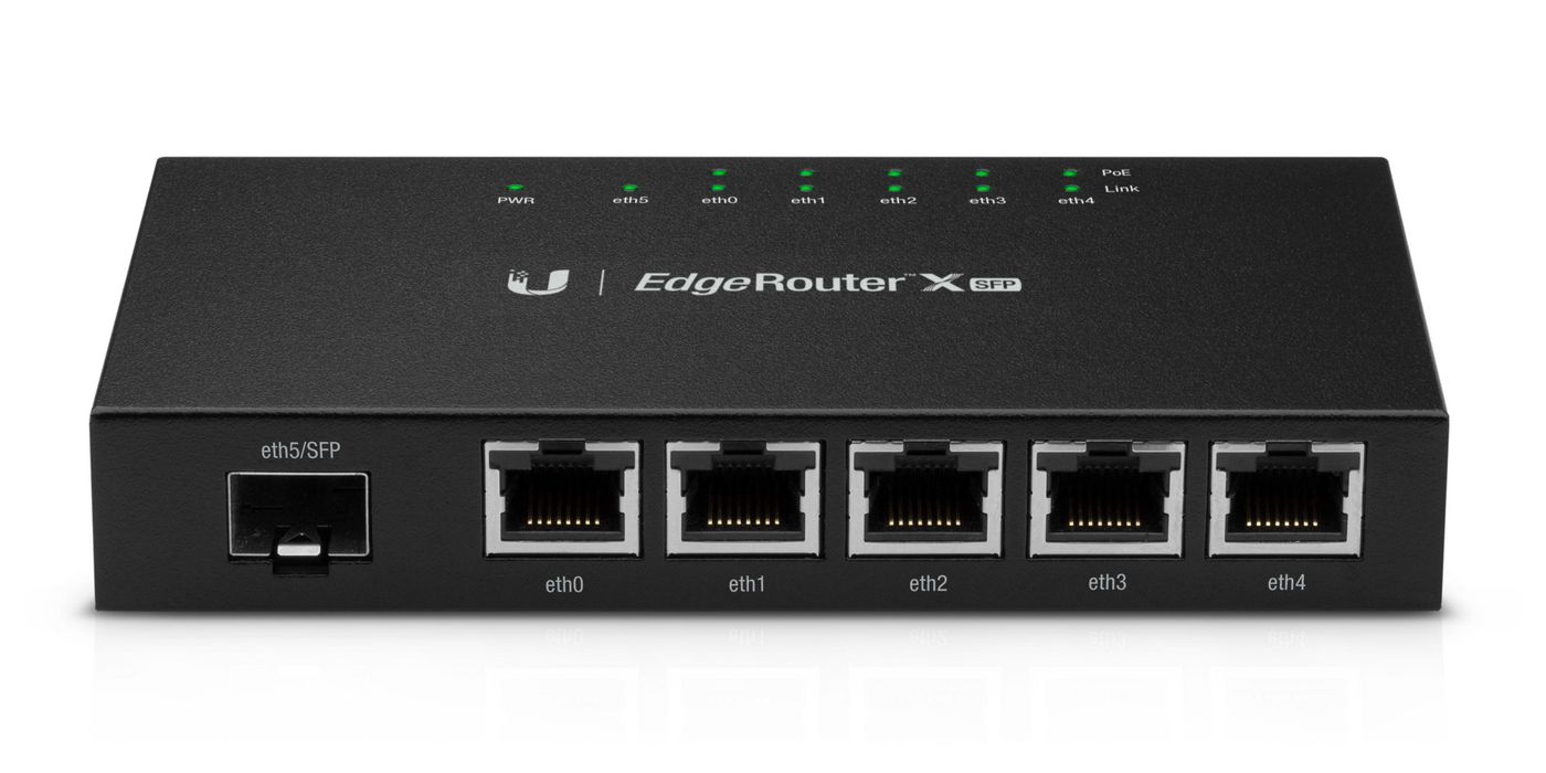 Ubiquiti ER-X-SFP EdgeRouter X, 5-port Gb 1xSFP 