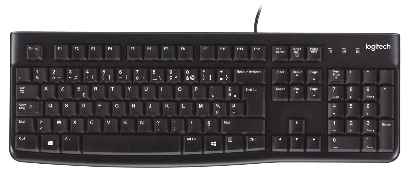 Logitech 920-002515 K120 Keyboard, French 
