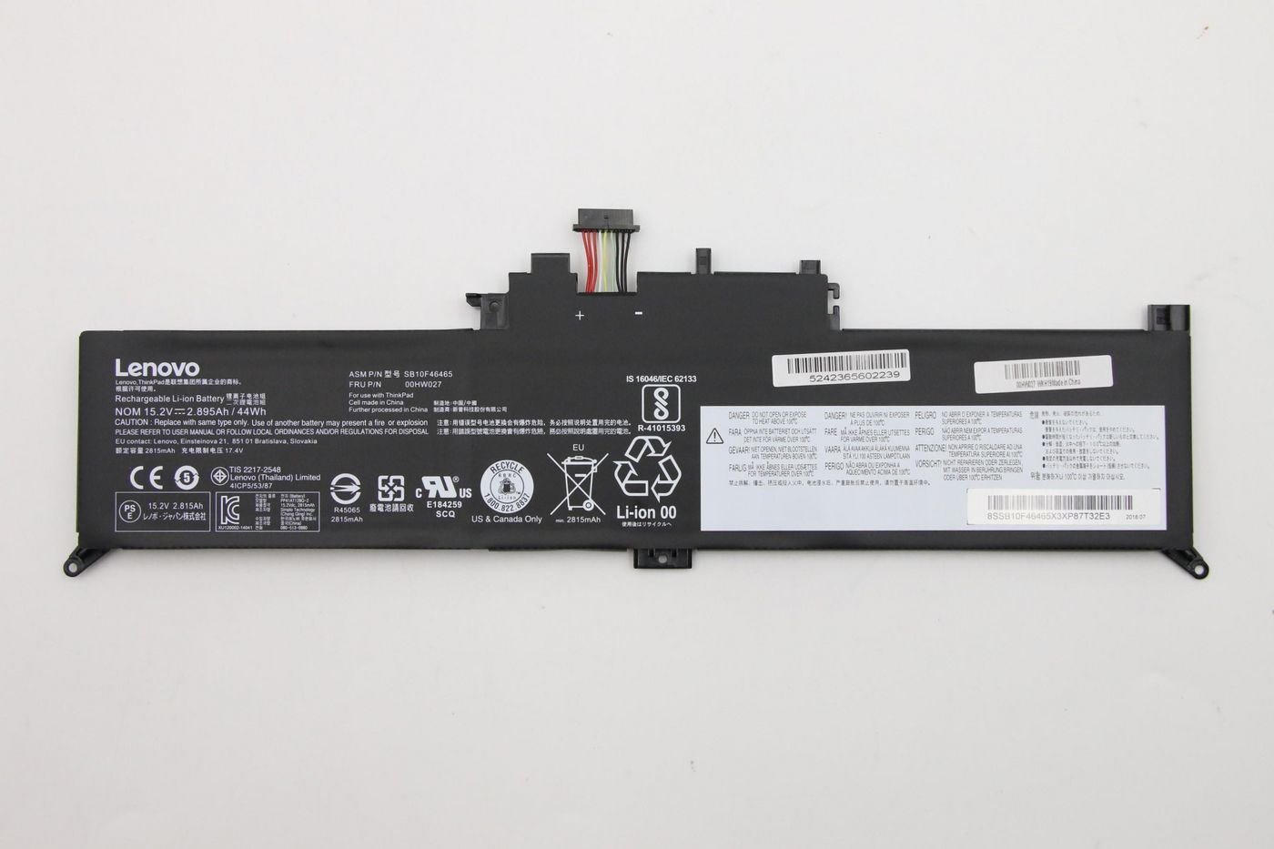Lenovo FRU00HW027 Battery 