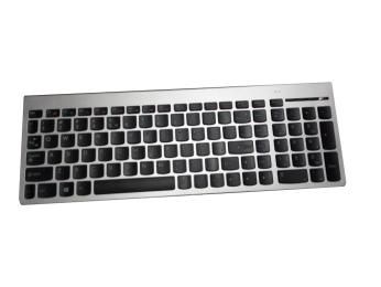 Lenovo 25216257 tastiera RF Wireless QWERTY Inglese UK Nero, Argento