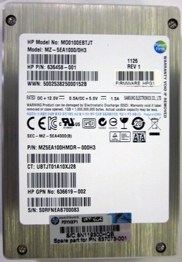 100GB 2.5 3G SATA NHP
