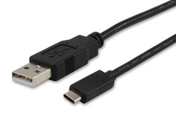 equip USB 2.0 Kabel A->C M/M 1,0m Type C