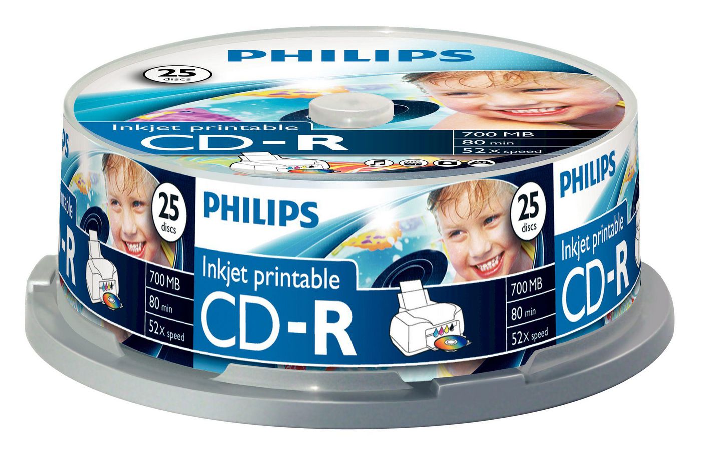 Philips CR7D5JB2500 CR7D5JB25/00 25 x CD-R - 700MB  80min 