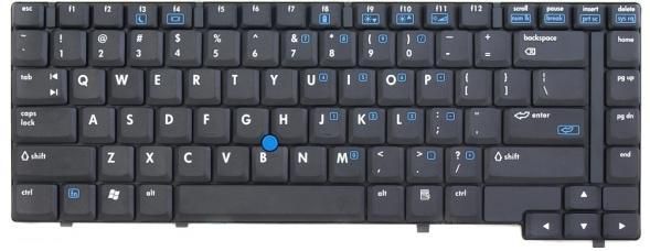 HP 418910-051-RFB NC6420 Keyboard - France 