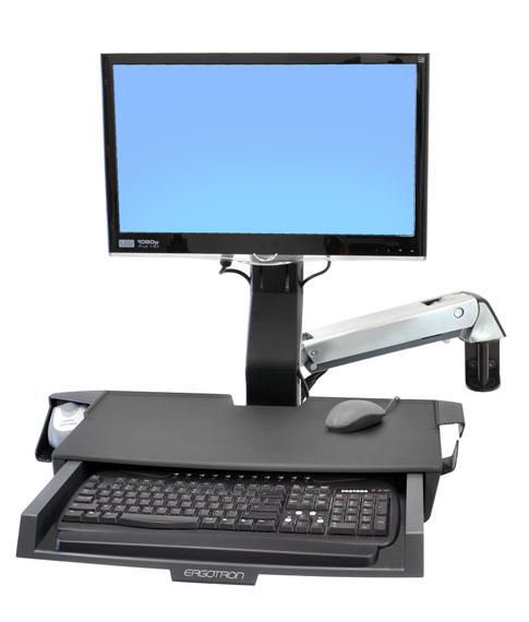 Ergotron 45-260-026 StyleView Sit-Stand Combo Arm 