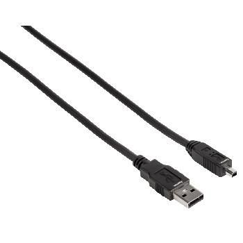 HAMA 74202 USB 2.0-Anschlusskabel - A-Steck.-Mini-B-St.(B4 P