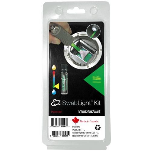 VISIBLEDUST EZ SwabLight Kit Sensor Clean grün Vswabs 1.0x