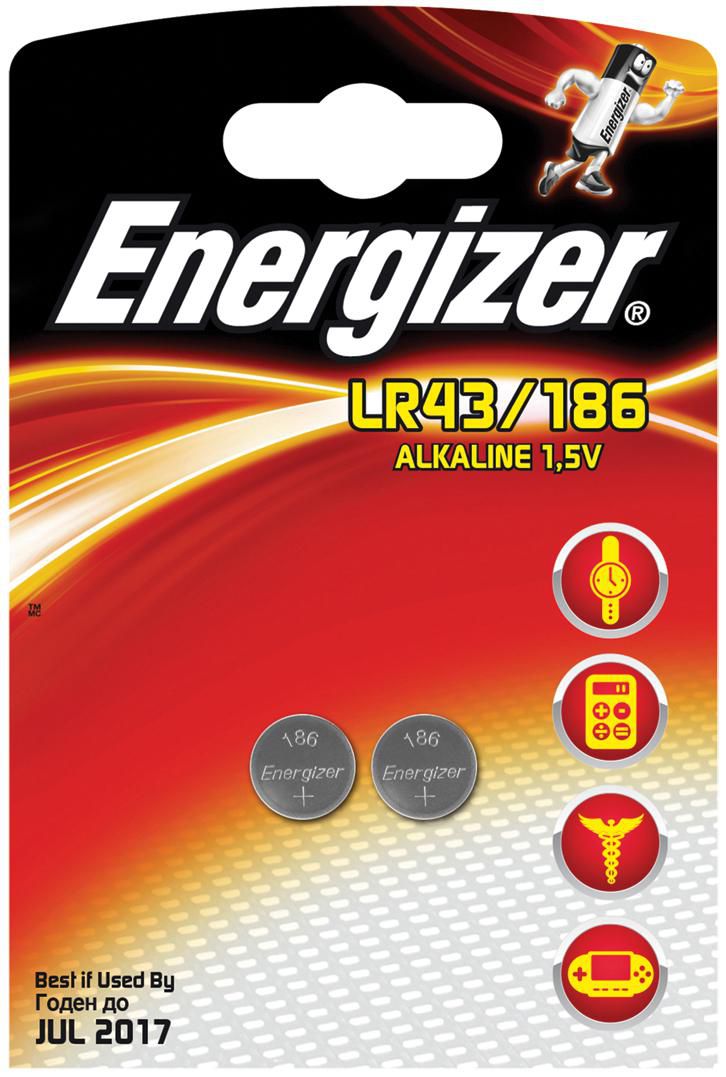 Energizer 639319 ALKALINE LR43186 2PK 