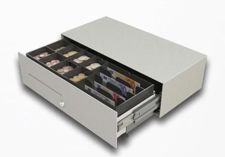 APG-Cash-Drawer MIC237A-WH4522 Micro Slide-Out Cash Drawer 