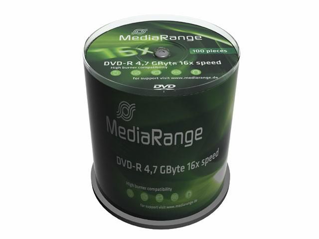 MR442 DVD-R MediaRange 4.7GB 100pcs 