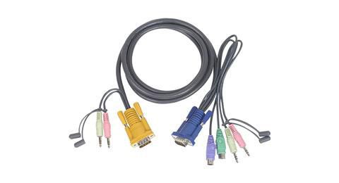IOGEAR G2L5302P 6 ft. PS2 KVM Cable for 