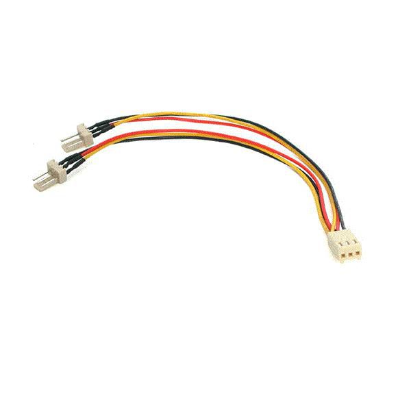 STARTECH.COM 15cm Molex 3pin Y-Kabel für Lüfter - 3 pol. Molex  Adapterkabel - TX3 Splitter-Kabel