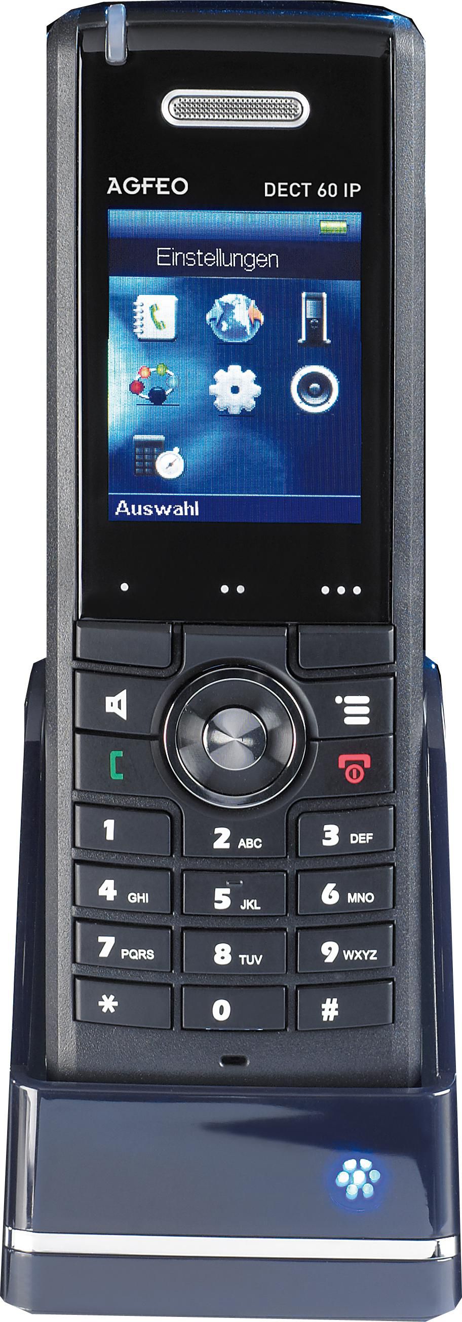 AGFEO 6101135 Telefon DECT60 IP schwarz 