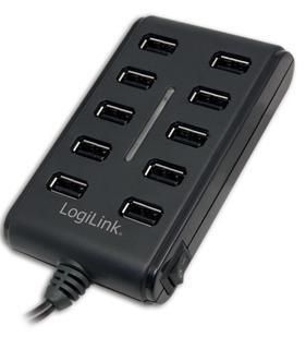 LogiLink UA0125 USB 2.0 10-Port Hub 