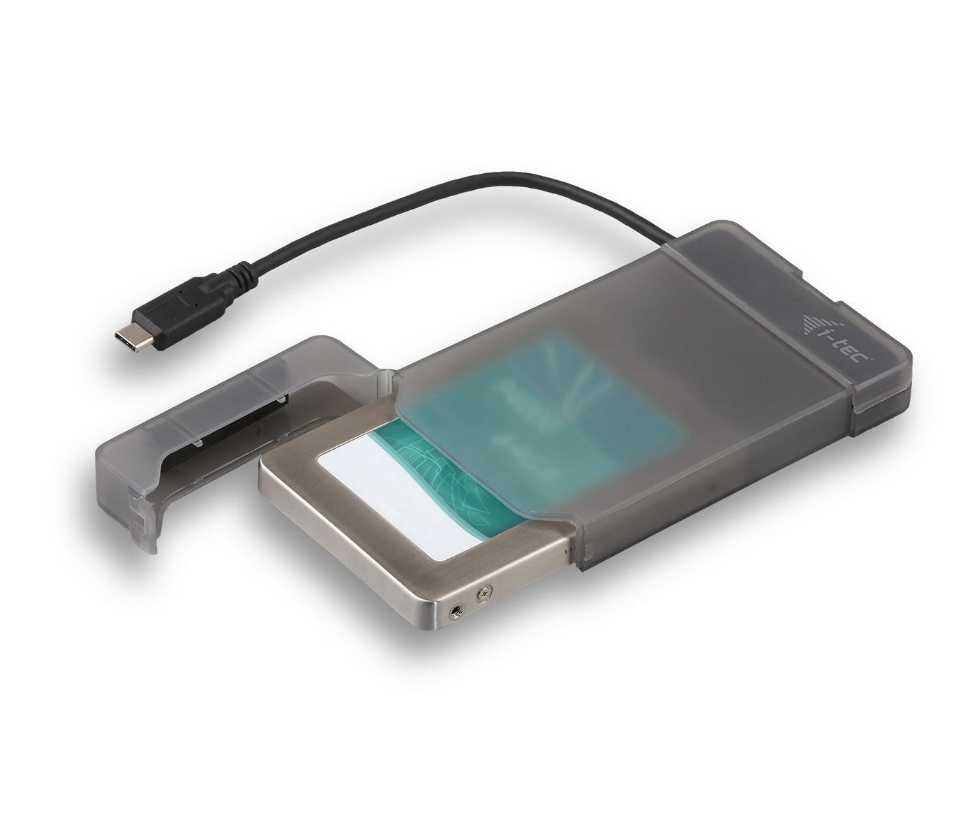 I-TEC USB-C Advance My Safe Easy, Gehaeuse 6,4cm 2,5Zoll Festplattengehaeuse fuer SATA HDD SSD, USB-
