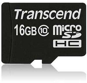 Transcend TS16GUSDC10 SDHC CARD MICRO 16GB CLASS 10 