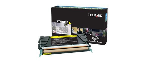 Lexmark X748H1YG Toner Yellow Return Program 