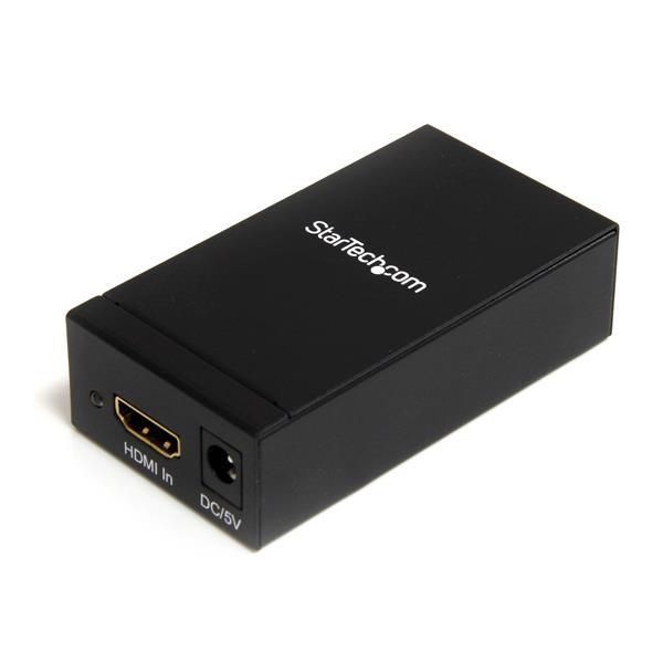 STARTECH.COM HDMI auf Displayport aktiv Adapter / Konverter - 1920x1200 - HDMI zu DP Wandler Buchse/