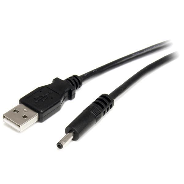 STARTECH.COM USB 2.0 auf Hohlstecker Typ H Kabel - USB A DC 5V 3,4mm Stecker Stromkabel Stecker 2m