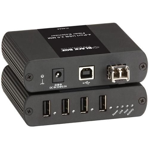 Black-Box IC404A-R2 4 PORT USB 2.0 MM FIBER 