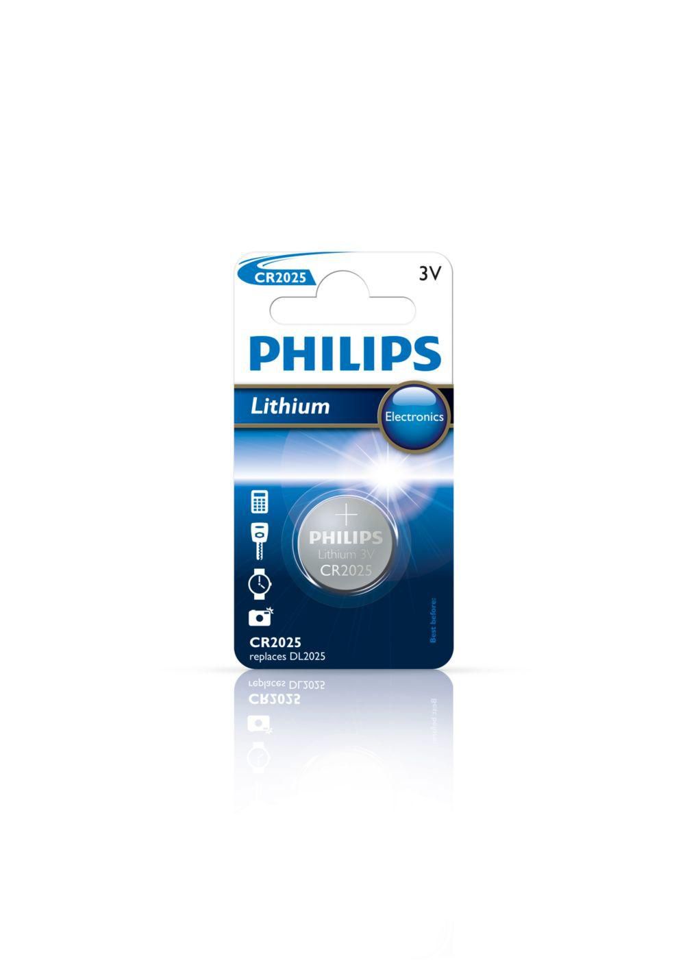 Philips CR202501B CR2025/01B Lithium Button cell 