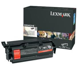 Lexmark X654X31E Toner Black High Cap. 