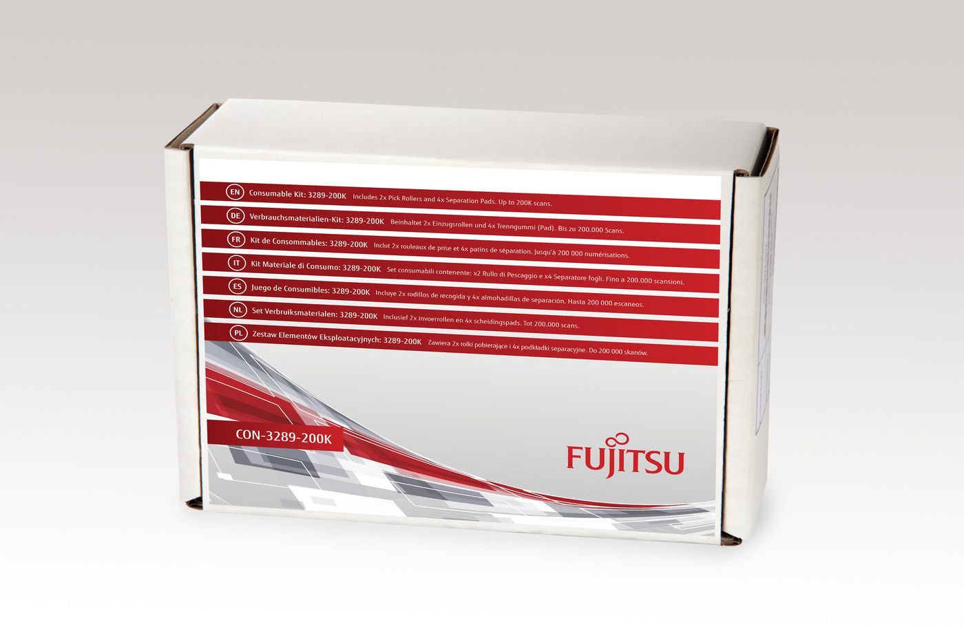 Fujitsu CON-3289-200K Scanner Consumable Kit 