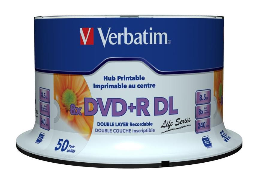 Verbatim 97693 DVD+R Double Layer 8X 8.5GB 