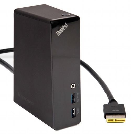 Notebook dock/port replicator Wired OneLink Black (03X7138)