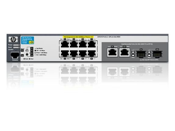 Hewlett-Packard-Enterprise J9298AR ProCurve 2520G-8-PoE Switch 