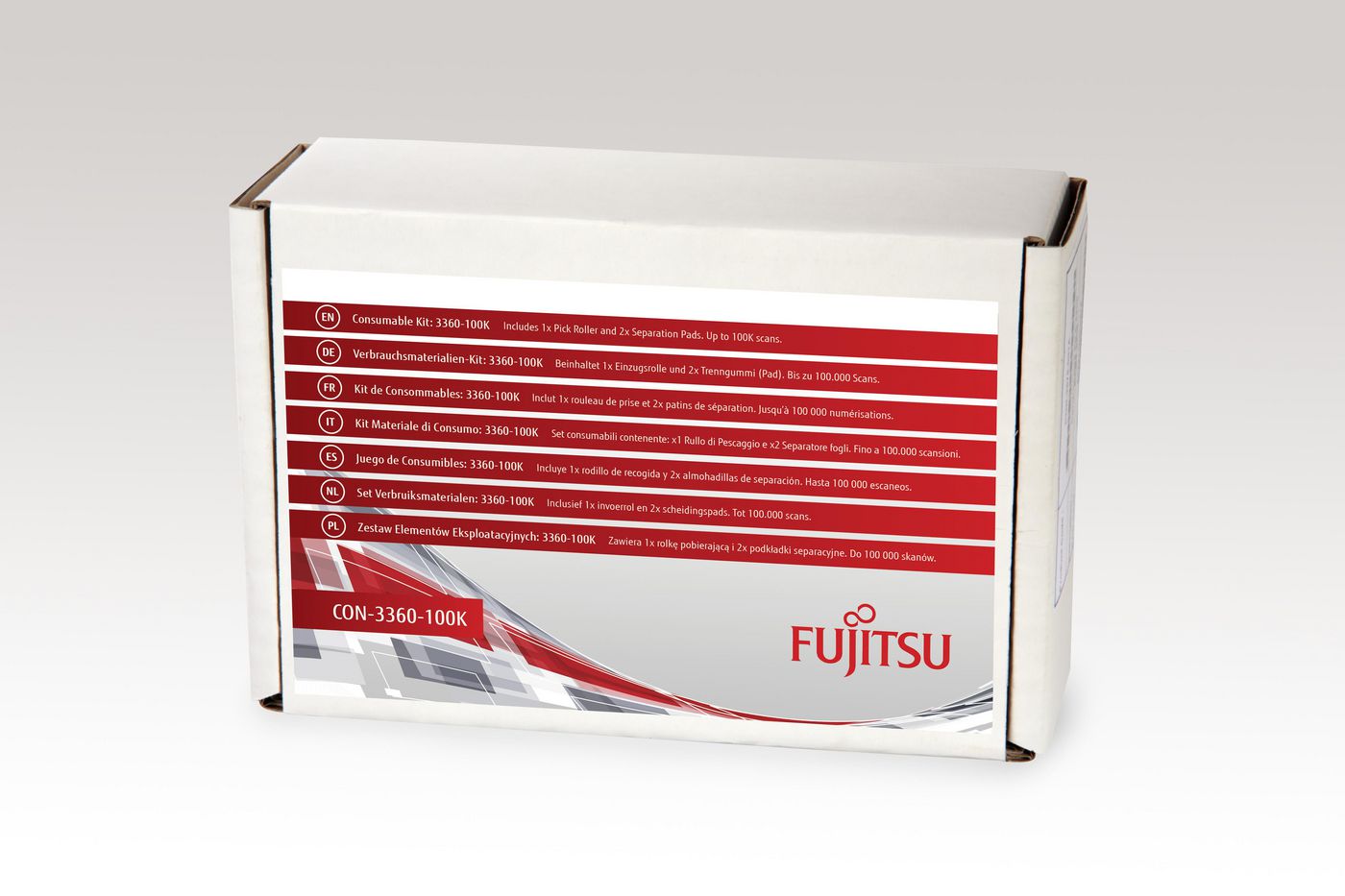 CON-3360-100K, Fujitsu Consumable Kits for ScanSnap S510, S510M, fi-5110C  EET