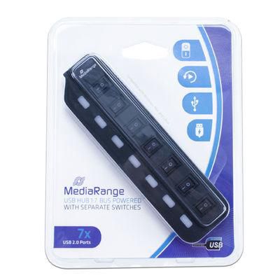 MediaRange USB 2.0 Hub 1:7 with seperate