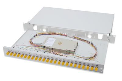 FO splice box, 1U, equipped,
