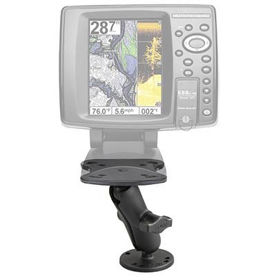 RAM 1" Ball Marine Electronic"LIGHT USE" Mount for the Humminbird 100-700 Series, Matrix Series and