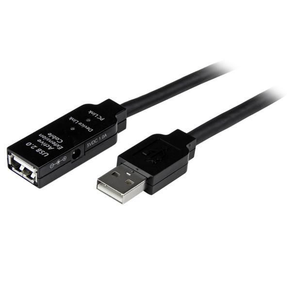 STARTECH.COM 25m aktives USB 2.0 Verlängerungskabel - St/Bu - USB Reapeater / Signalverstärker Kabel