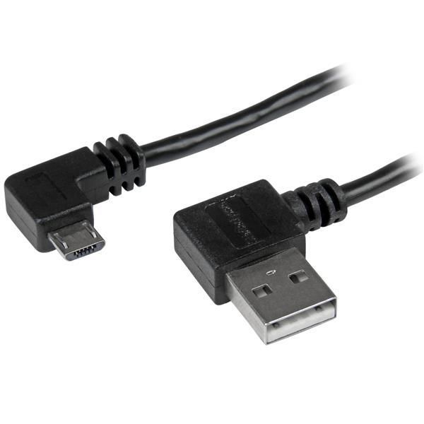 STARTECH.COM Micro USB Kabel mit rechts gewinkelten Anschlüssen - Stecker/Stecker - 1m - USB A zu Mi