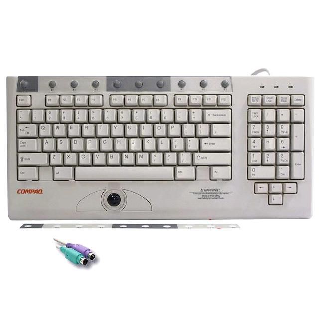 Hewlett Packard Enterprise 164989-071 tastiera PS/2 QWERTY Spagnolo (SPS-KYBD,W/TRACKBALL,RAQ-SP - Warranty: 3M)