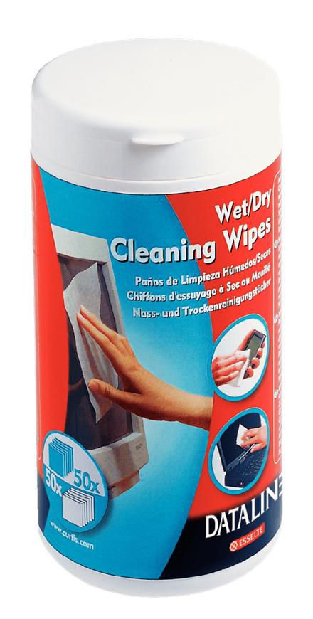 Esselte 67119 Wet  dry wipes for cleaning 