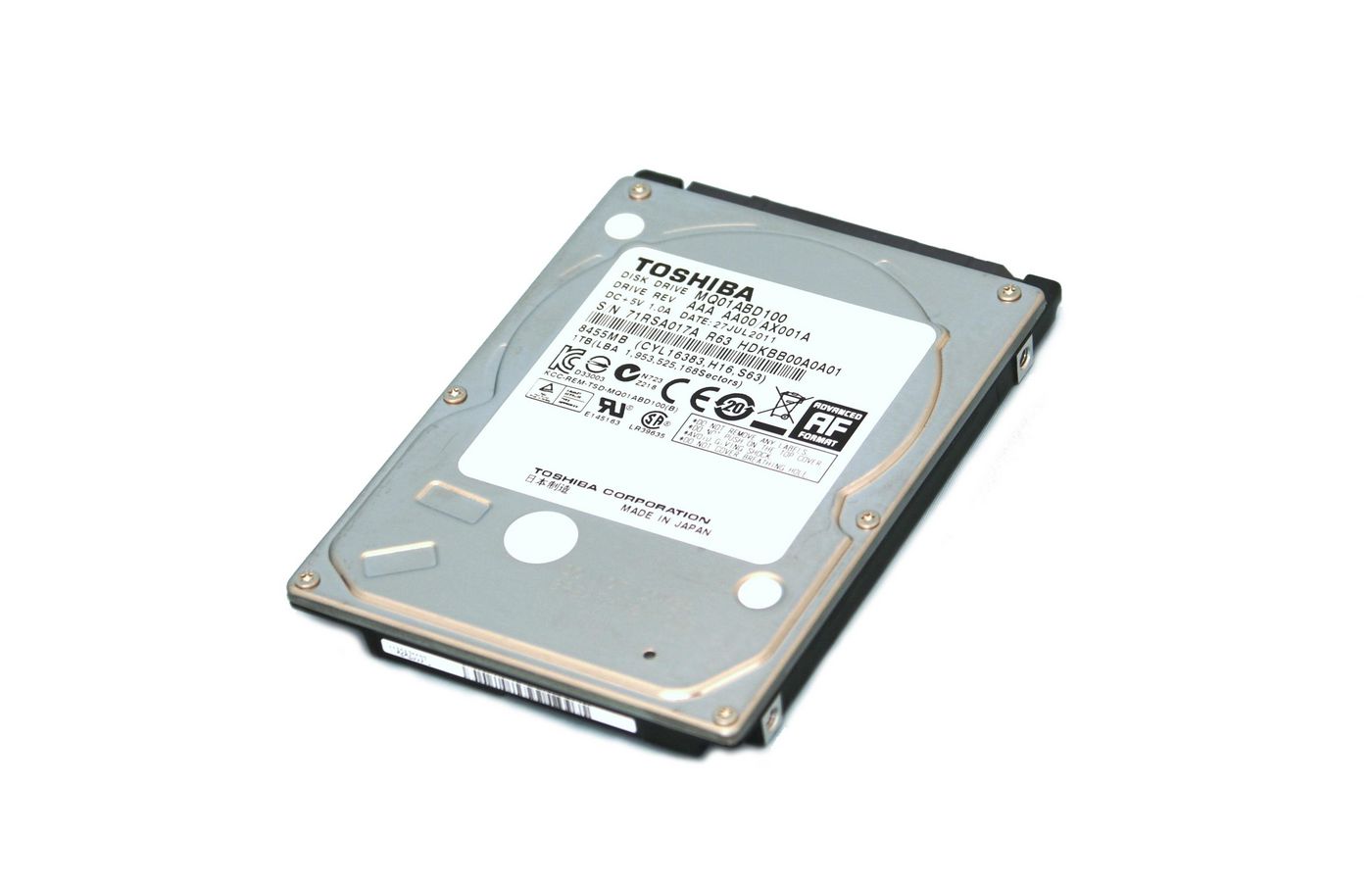 Toshiba MQ01ABD032-RFB 320GB SATA 5400RPM 8MB 9,5MM 