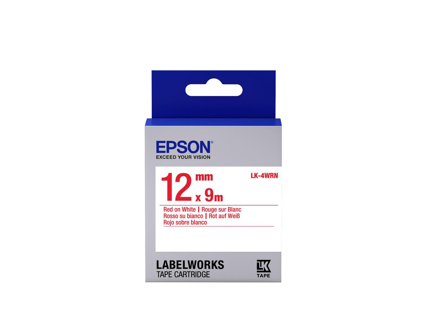 EPSON Ribbon LK-4WRN white/red