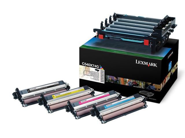LEXMARK 4er Pack Schwarz, Farbe (Cyan, Magenta, Gelb) Druckerbildeinheit LCCP