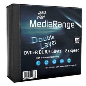 MediaRange DVD+R DL 8x Slimcase 5er Pack