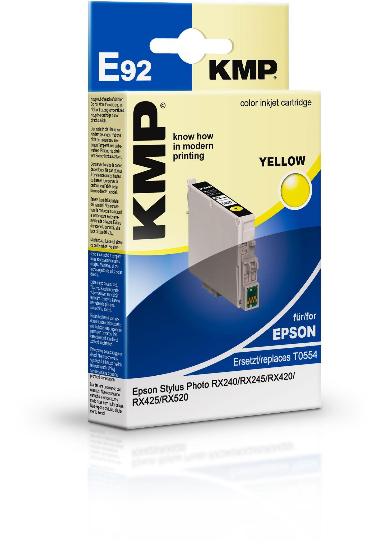 KMP-Printtechnik-AG 1012,4009 E92 ink cartridge yellow 