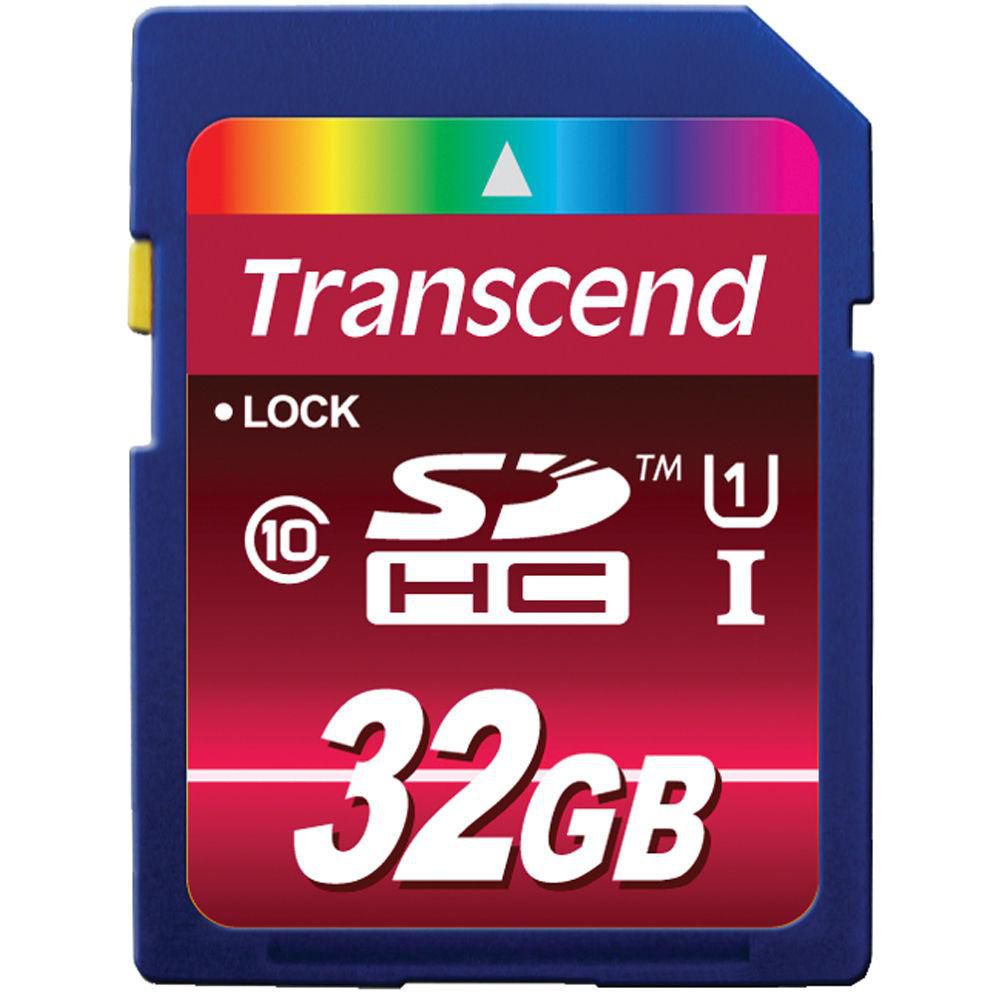 Transcend TS32GSDHC10U1 SDHC UHS-I 32GB Class 10 