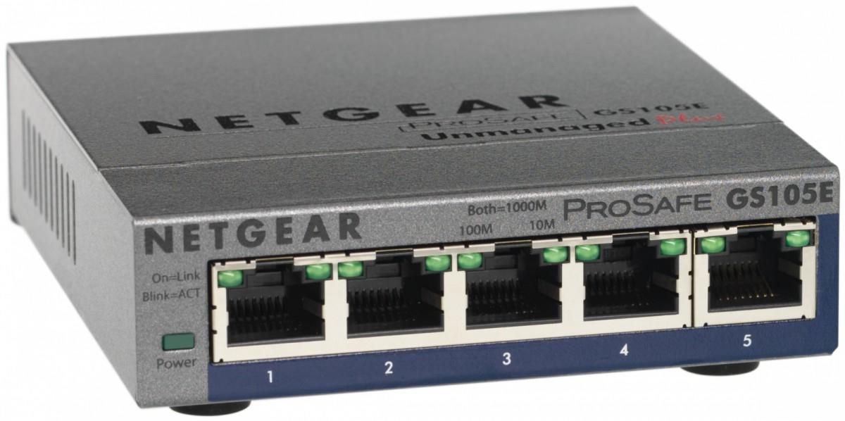 Netgear GS105E-200UKS Prosafe Unmanaged 5 Port 