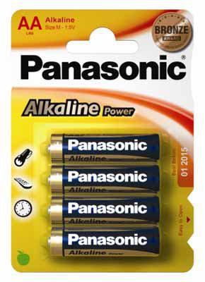 PANASONIC 1x4 Panasonic Alkaline Power LR 6 Mignon